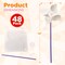 4E's Novelty 48 Pack DIY Pinwheels Craft for Kids, Bulk Summer Pinwheel Craft Kit, Color Your Own Paper Windmill for Pinwheels for Kids July 4 Party, Bulk Pinwheel for Spring Art and Creativity